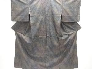 大特価品　霞模様織り出し本場泥大島紬着物(7マルキ)